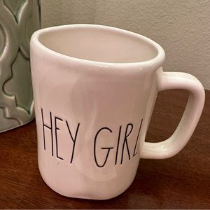 ❌SOLD❌ Rae Dunn Hey Girl ceramic mug